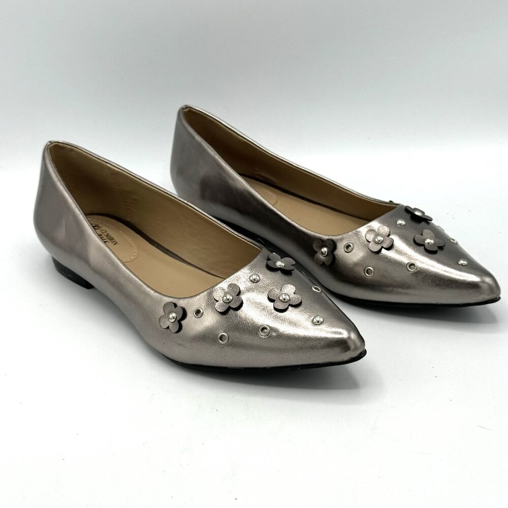 Cushion Walk by Avon Autumn Romance Flat / Chaussures Pewter Shoes Size 8